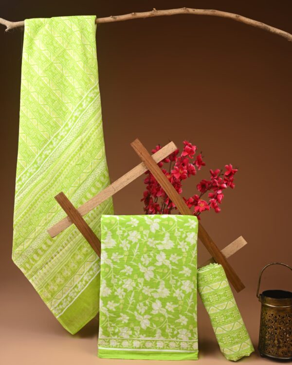 Cotton Suit with Cotton Dupatta