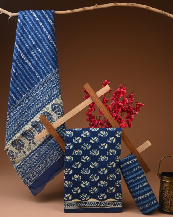 Cotton Suit with Cotton Dupatta