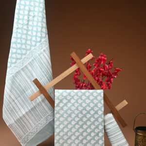 Cotton Suit with Cotton Dupatta