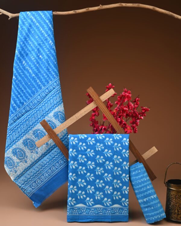 Cotton Suit with Cotton Dupatta