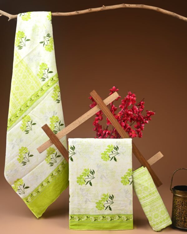 Cotton Suit with Cotton Dupatta