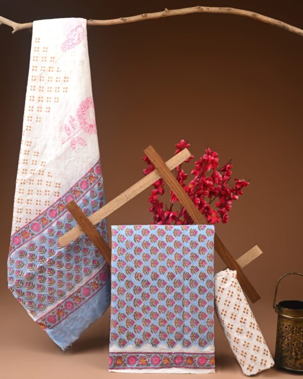 Cotton Suit with Cotton Dupatta