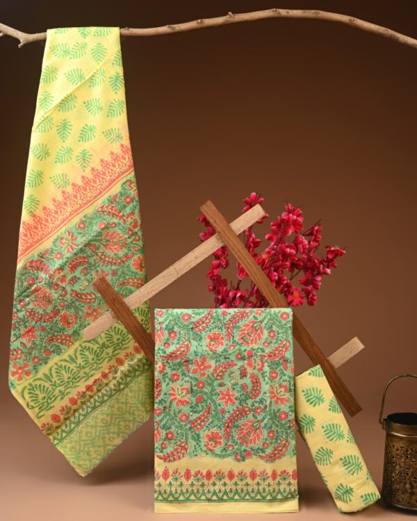 Cotton Suit with Cotton Dupatta