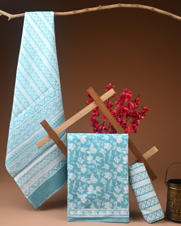 Cotton Suit with Cotton Dupatta