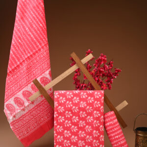 Cotton Suit with Cotton Dupatta