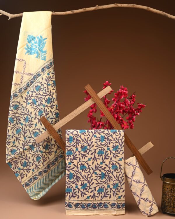 Cotton Suit with Cotton Dupatta