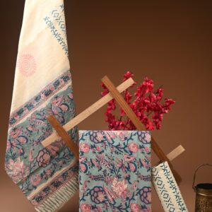 Cotton Suit with Cotton Dupatta