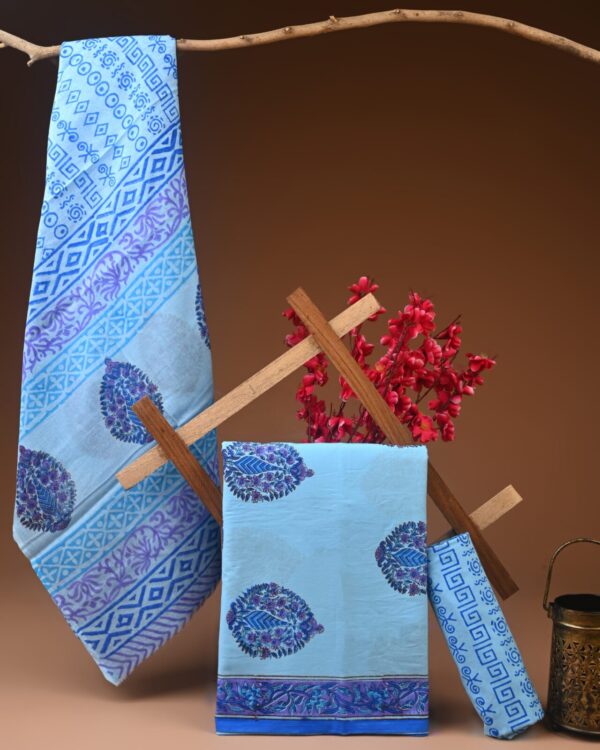 Cotton Suit with Cotton Dupatta