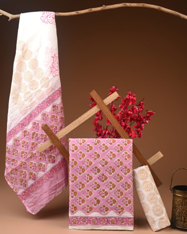 Cotton Suit with Cotton Dupatta