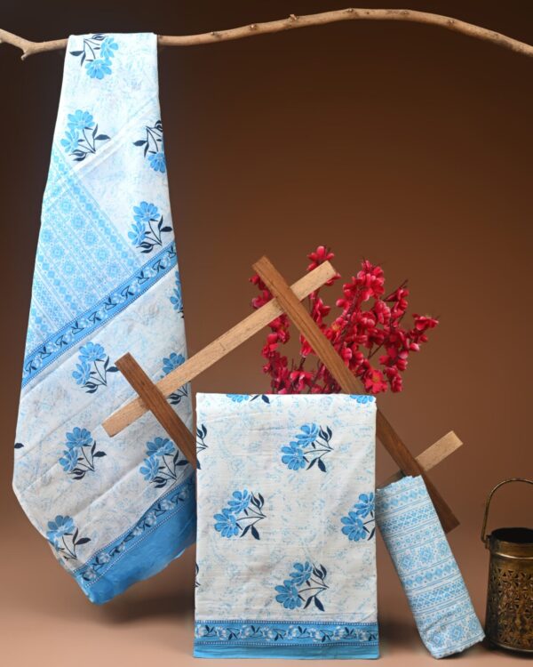 Cotton Suit with Cotton Dupatta