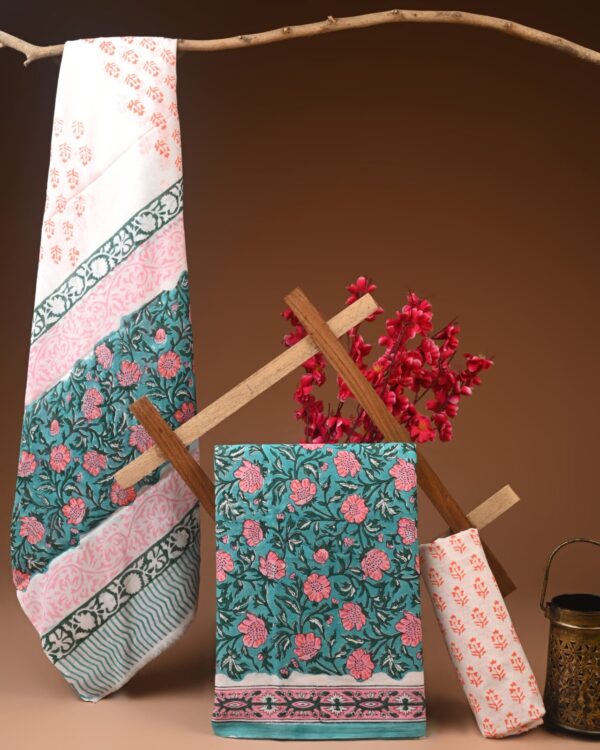 Cotton Suit with Cotton Dupatta