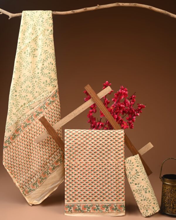 Cotton Suit with Cotton Dupatta