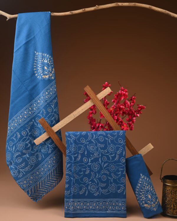 Cotton Suit with Cotton Dupatta