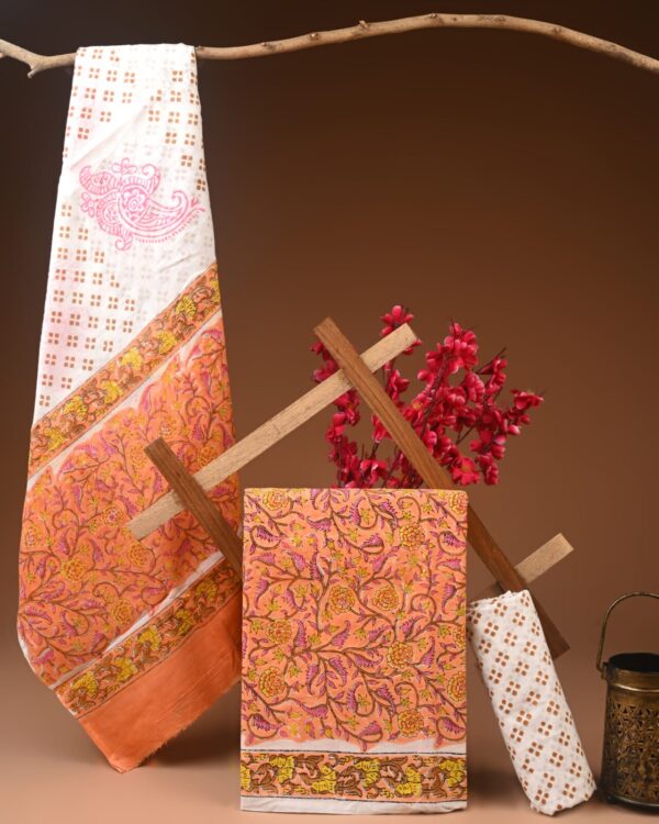 Cotton Suit with Cotton Dupatta