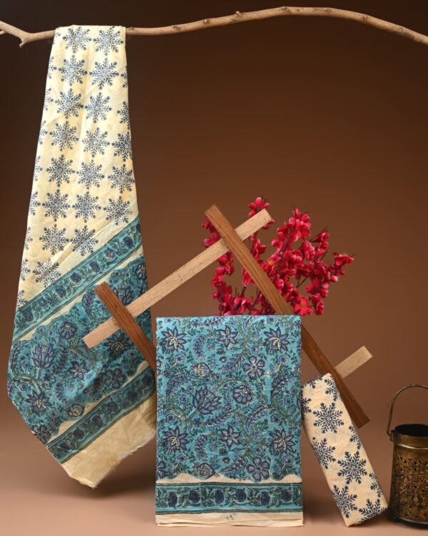 Cotton Suit with Cotton Dupatta