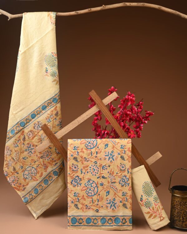 Cotton Suit with Cotton Dupatta