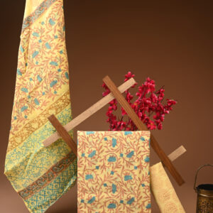 Cotton Suit with Cotton Dupatta