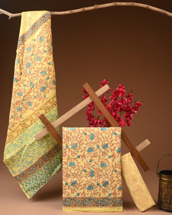 Cotton Suit with Cotton Dupatta