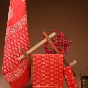 Cotton Suit with Cotton Dupatta