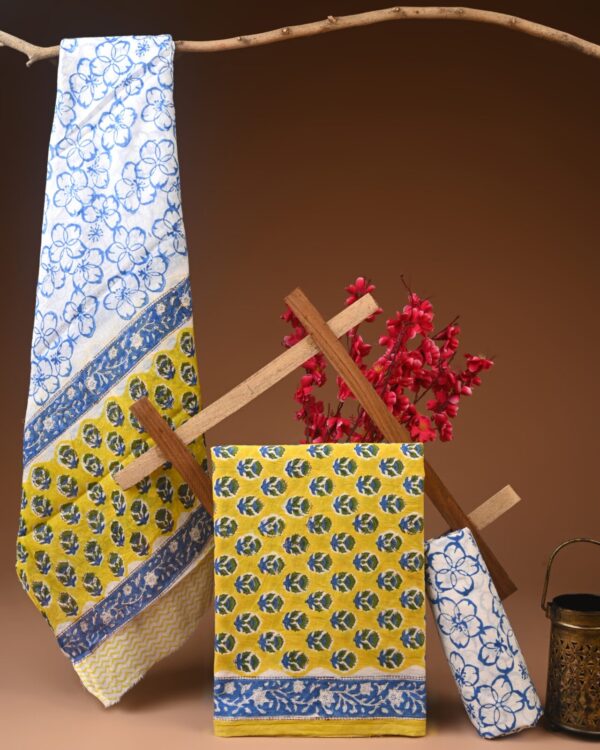 Cotton Suit with Cotton Dupatta