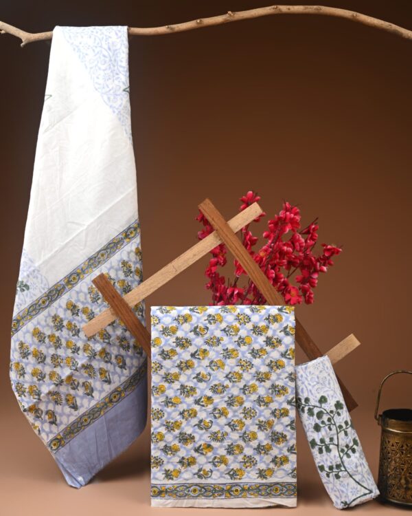 Cotton Suit with Cotton Dupatta