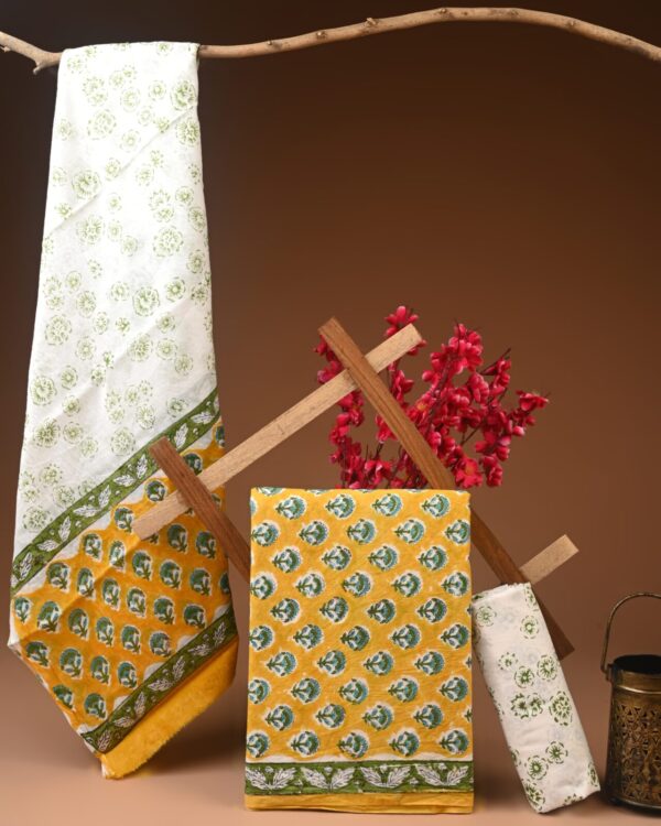 Cotton Suit with Cotton Dupatta