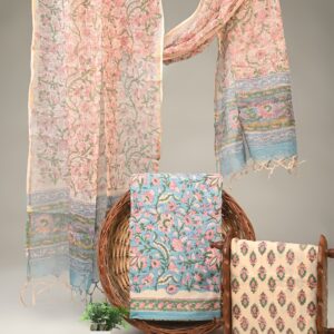 Cotton Suit with Kota Doria Dupatta