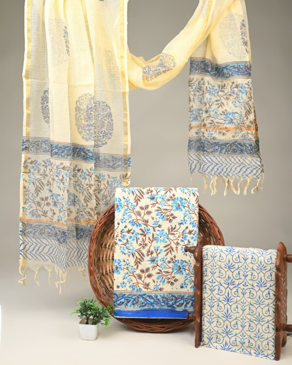 Cotton Suit with Kota Doria Dupatta