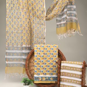 Cotton Suit with Kota Doria Dupatta