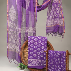 Cotton Suit with Kota Doria Dupatta