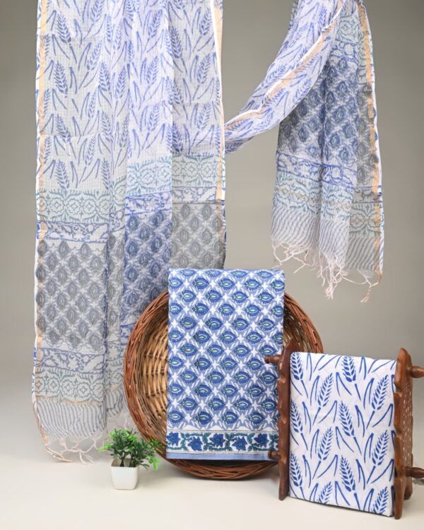 Cotton Suit with Kota Doria Dupatta