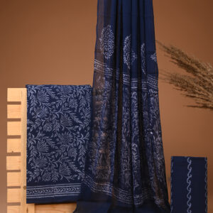 Cotton Suit with Chiffon Dupatta