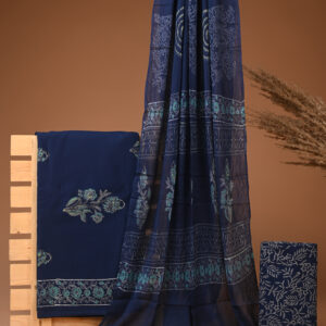 Cotton Suit with Chiffon Dupatta